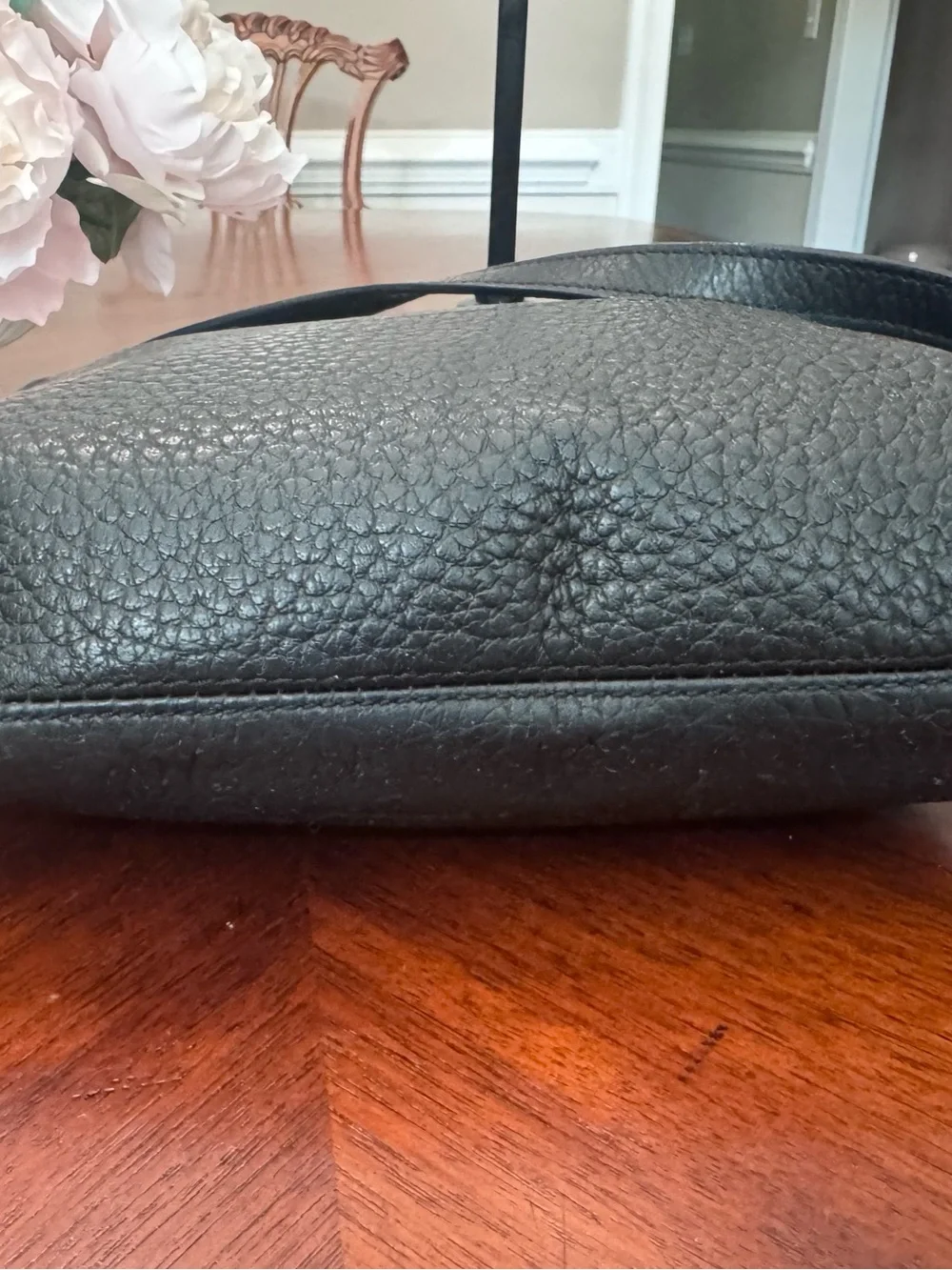 Kate Spade Bay Street Cora Black Pebbled Leather Crossbody Bag